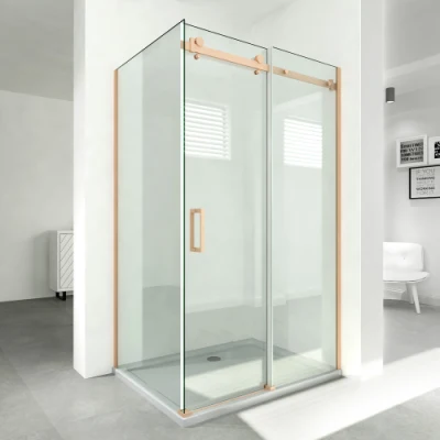 Mampara de ducha de baño moderna, puerta corrediza de ducha, artículos sanitarios