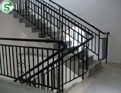Diseños modernos de barandillas de escaleras de metal fáciles de montar a la venta