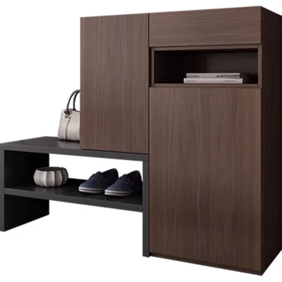 Gabinete de zapatos de almacenamiento duradero para interiores, muebles de sala de estar sencillos y modernos para el hogar